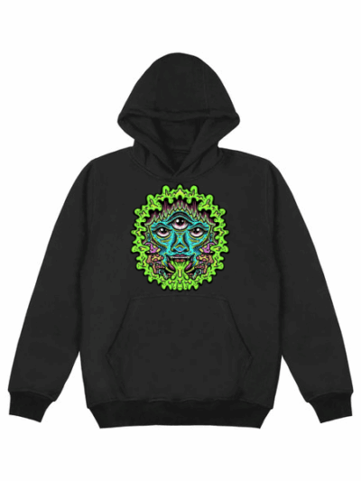 3 Eyes Hoody Print