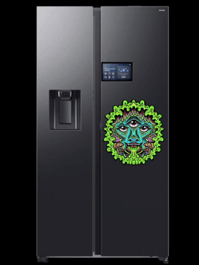 3 Eyes Fridge Magnet