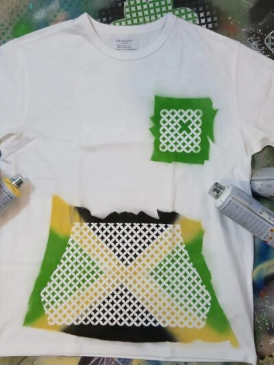 Spray Effect Flag Tee (1 of 1 custom design)